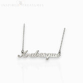 'Arabesque' Silver-Toned - Pendant